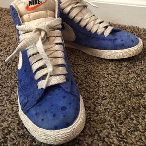 Nike Throwback High Tops—Royal